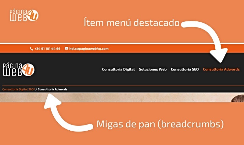 usabilidad web y migas de pan usabilidad web migas de pan