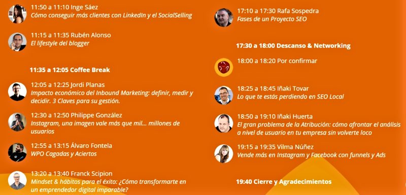 DSM Valencia ponencias y ponentes del congreso de marketing digital. DSM Valencia ponencias y ponentes del congreso de marketing digital.