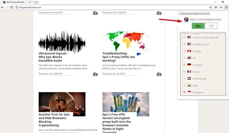 Epic Privacy Browser Epic Privacy Browser navegación privada